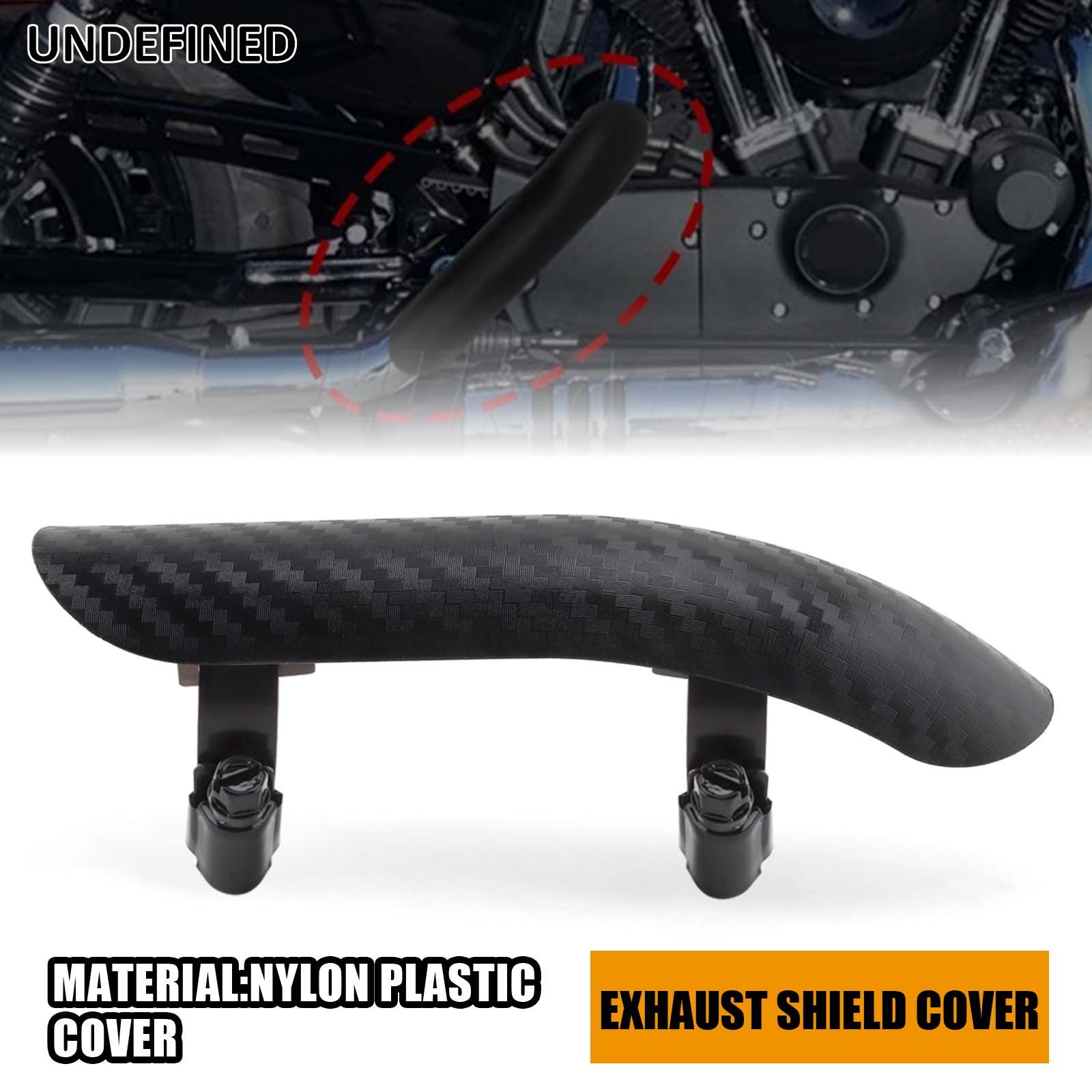 Plastic Pipe Clip - Universal Motorcycle Exhaust Pipe Heat Shield