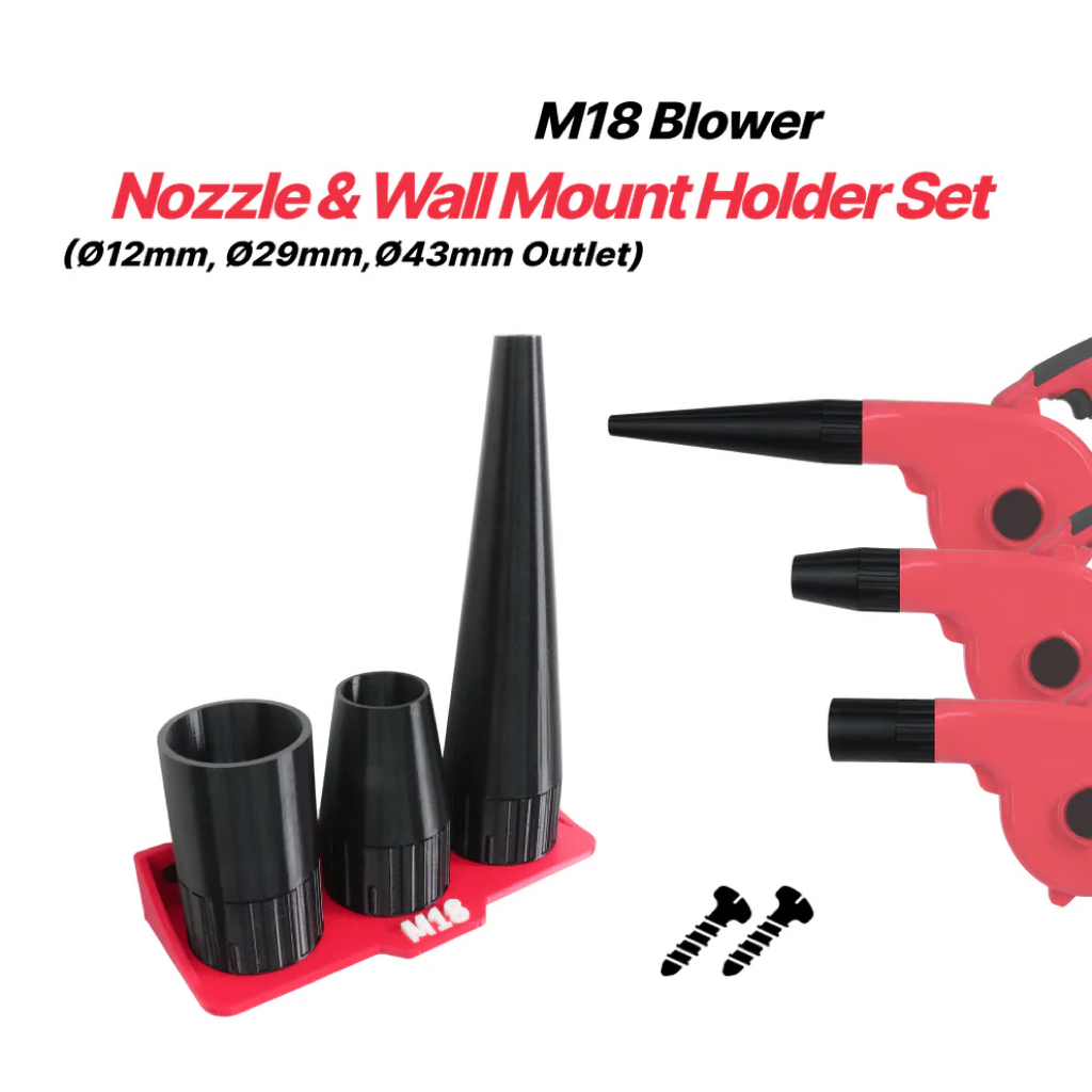 Blower Nozzle 3-Piece Set With - Milwaukee Drill M18 Fuel 评论和价格