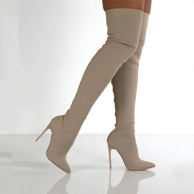Women Autumn Over The Knee Boo - Pipe Bending Spring 评论和价格