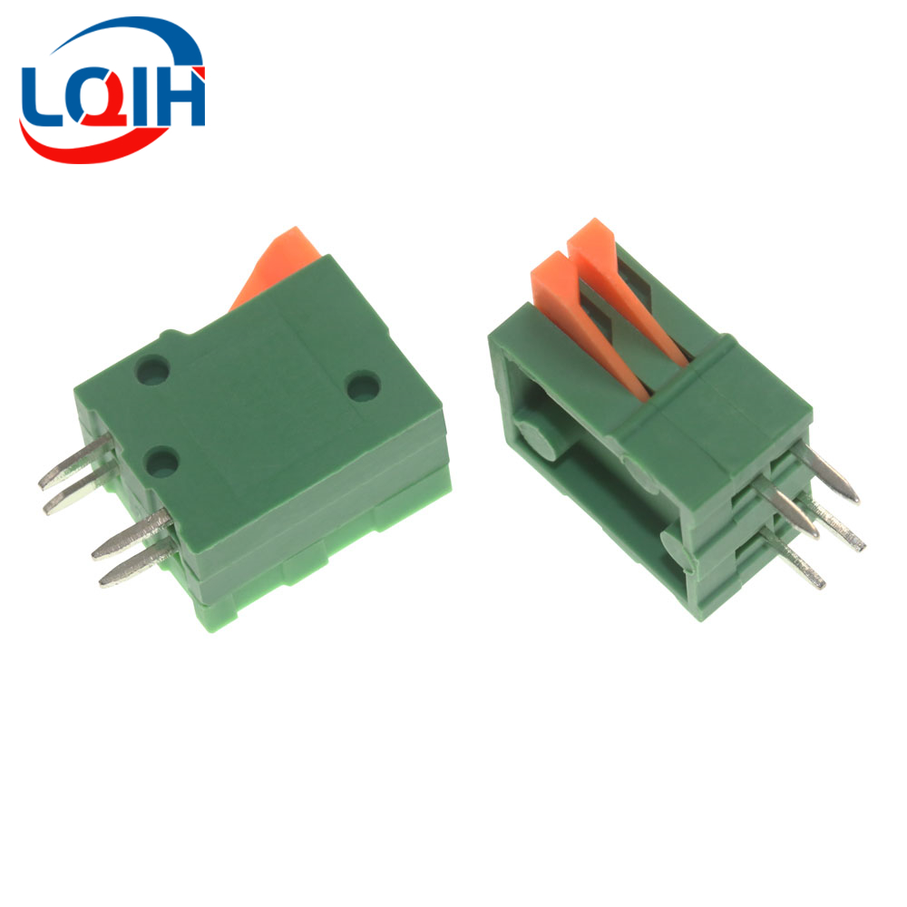 10Pcs Pitch 2.54mm KF141V Push - Push Fit Connector 评论和价格