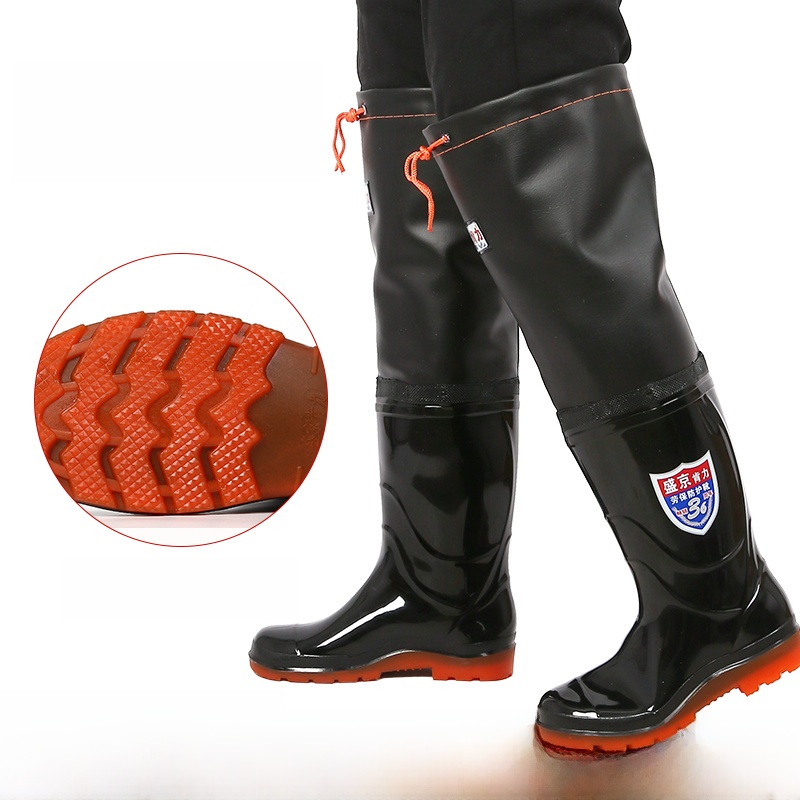Thickened Over-Knee Rain Boots - Pipe Bending Spring 评论和价格