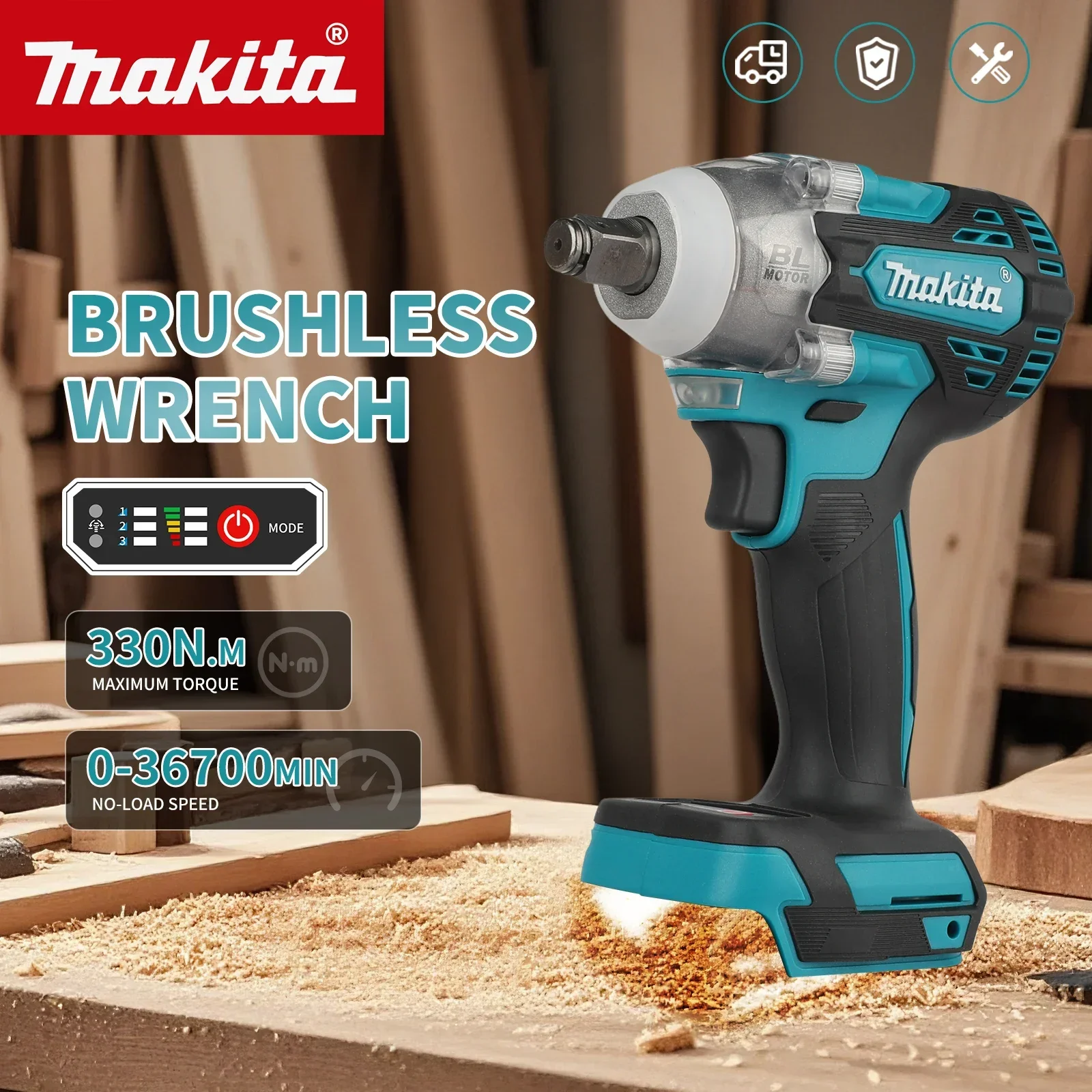 For Makita DTW300 330N·m Impac - Makita Drill Dtw300 评论和价格